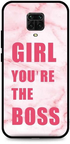 TopQ LUXURY Xiaomi Redmi Note 9 Pro Solid Girl Boss 52580 - Phone Cover - Main image