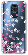 TopQ Xiaomi Redmi Note 9 silicone Pink Blossom 52403 - Phone Cover