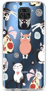 TopQ Xiaomi Redmi Note 9 silicone Cats 2 52398 - Phone Cover