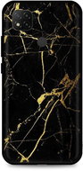 TopQ LUXURY Xiaomi Redmi 9C solid Marble black-gold 52263 - Phone Cover