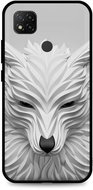TopQ LUXURY Xiaomi Redmi 9C solid White wolf 52245 - Phone Cover