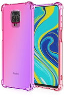 TopQ Xiaomi Redmi Note 9 Pro Silicone Shock iridescent pink-purple 50164 - Phone Cover