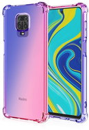 TopQ Xiaomi Redmi Note 9 Pro Silicone Shock iridescent blue-pink 50161 - Phone Cover
