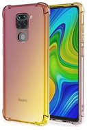 TopQ Xiaomi Redmi Note 9 silicone Shock rainbow purple-yellow 50156 - Phone Cover