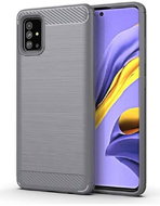 TopQ Samsung A51 silicone grey 47852 - Phone Cover