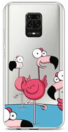 TopQ Xiaomi Redmi Note 9 Pro silicone Cartoon Flamingos 52557 - Phone Cover