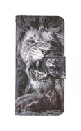 TopQ Realme 8 Black and white lion 62741 - Phone Case