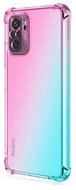 TopQ Xiaomi Redmi Note 10 Silicone Shock Rainbow Mint Pink 59056 - Phone Cover