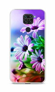 TopQ Xiaomi Redmi Note 9 silicone Purple flowers 58973 - Phone Cover