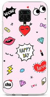 TopQ Xiaomi Redmi Note 9 Pro silicone Happy Day 52546 - Phone Cover