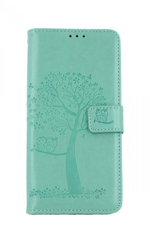 TopQ Realme 7 Book Green Tree Owls 63115 - Phone Case - Main image