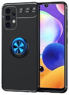 TopQ Samsung A32 silicone black with blue ring 61854 - Phone Cover
