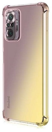 TopQ Xiaomi Redmi Note 10 Pro silicone Shock iridescent purple-yellow 58907 - Phone Cover - Main image