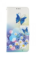 TopQ Xiaomi Redmi Note 10S booklet White with butterfly 63241 - Phone Case