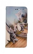 TopQ iPhone SE 2020 knižkové Odraz tigra 62588 - Puzdro na mobil