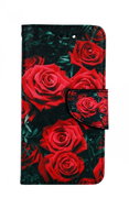 TopQ iPhone SE 2020 Booklet Red Roses 62580 - Phone Case