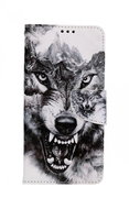 TopQ Samsung A52 Black and white wolf 62919 - Phone Case
