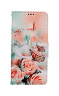 TopQ Samsung A52 Rose with butterfly 62869 - Phone Case