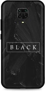 TopQ LUXURY Xiaomi Redmi Note 9 Pro solid Black 63436 - Phone Cover