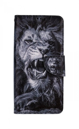TopQ Realme 7i Black and white lion 63136 - Phone Case - Main image
