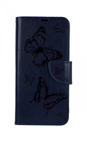 TopQ Xiaomi Redmi Note 10S booklet Butterfly blue dark 63655 - Phone Case - Main image