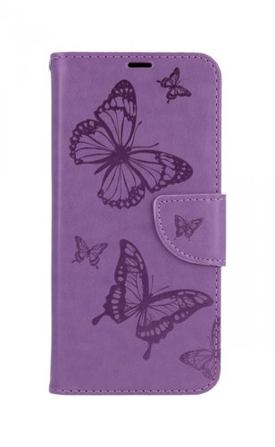 TopQ Samsung A22 book Butterfly purple 63573 - Phone Case - Main image