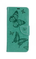 TopQ Samsung A22 booklet Butterfly green 63572 - Phone Case