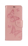 TopQ Samsung A22 5G booklet Butterfly pink bright 63567 - Phone Case