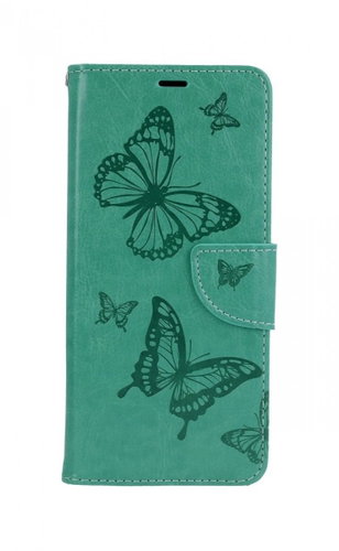 TopQ Samsung A22 5G booklet Butterfly green 63565 - Phone Case - Main image