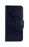 TopQ Xiaomi Redmi Note 10 book Butterfly blue dark 63466 - Phone Case