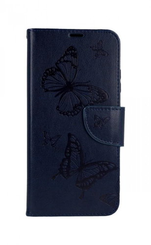 TopQ Xiaomi Redmi Note 10 book Butterfly blue dark 63466 - Phone Case - Main image