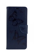 TopQ Samsung A12 book Butterfly blue dark 63464 - Phone Case