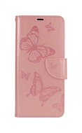 TopQ Samsung A12 book Butterfly pink bright 63463 - Phone Case
