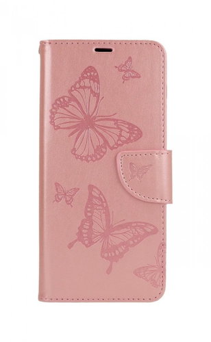 TopQ Samsung A12 book Butterfly pink bright 63463 - Phone Case - Main image