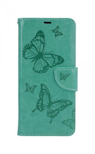 TopQ Samsung A12 booklet Butterfly green 63461 - Phone Case - Main image