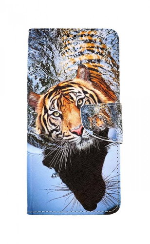 TopQ Realme 7 book Brown Tiger 63338 - Phone Case - Main image