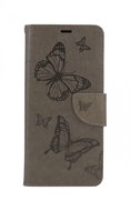 TopQ Xiaomi Redmi Note 10 Pro bookcase Butterfly grey 63527 - Phone Case