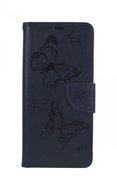 TopQ Xiaomi Redmi Note 10 Pro bookcase Butterfly blue dark 63525 - Phone Case