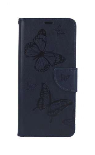 TopQ Xiaomi Redmi Note 10 Pro bookcase Butterfly blue dark 63525 - Phone Case - Main image