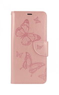 TopQ Xiaomi Redmi Note 10 Pro booklet Butterfly pink light 63524 - Phone Case
