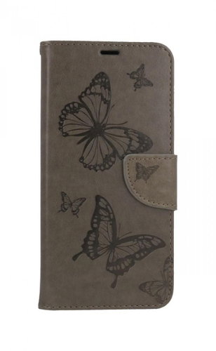 TopQ Xiaomi Poco M3 booklet Butterfly grey 63519 - Phone Case - Main image