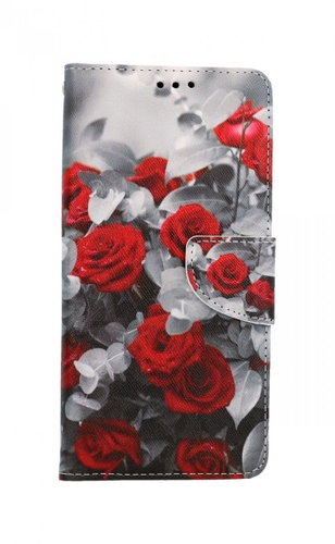 TopQ Xiaomi Redmi 9 booklet Red rose mix 63634 - Phone Case - Main image