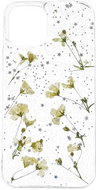 TopQ iPhone 12 silicone Flowers yellow 55222 - Phone Cover