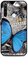 TopQ LUXURY Xiaomi Redmi Note 8T solid Blue butterfly 59382 - Phone Cover