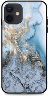 TopQ LUXURY iPhone 12 hard Marble Blue 55201 - Phone Cover