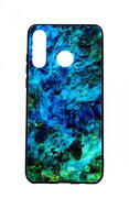 TopQ LUXURY Huawei P30 Lite solid Marble Navy 48372 - Phone Cover