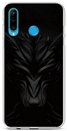 TopQ Huawei P30 Lite silicone Black Wolf 41963 - Phone Cover