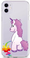 TopQ iPhone 11 silicone Rude Unicorn 44218 - Phone Cover