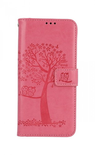 TopQ Realme 8 book Pink Owl Tree 63152 - Phone Case - Main image