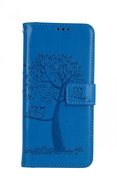 TopQ Realme 8 Book Blue Tree Owls 63149 - Phone Case
